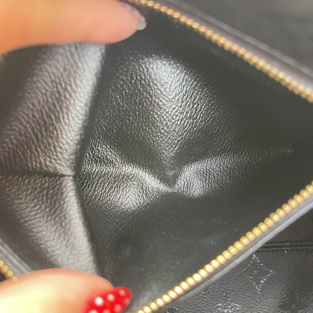 Louis Vuitton Speedy Bandouliere 25 Urs Fischer Black And Red Velvet And Leather - Picture 13 of 14